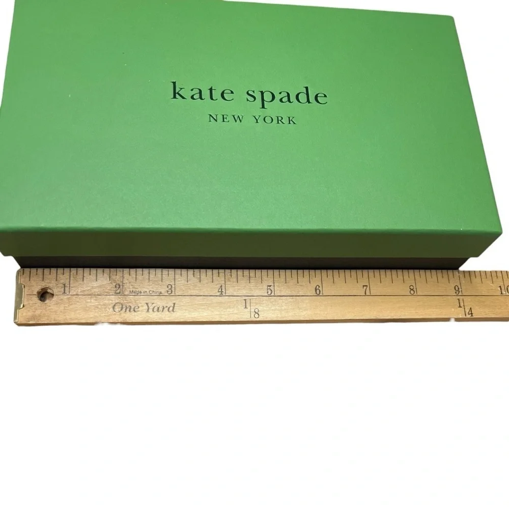 NEW - (4) Kate Spade Green and Black Gift Packaging EMPTY - 9 x 5 x 2